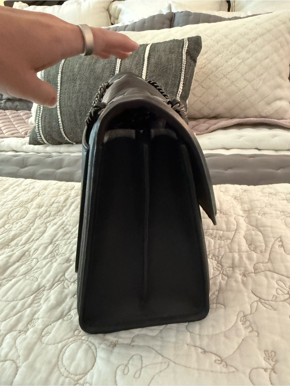 NWT Coach Parker With Quilting & Rivets Black - Picture 5 of 10